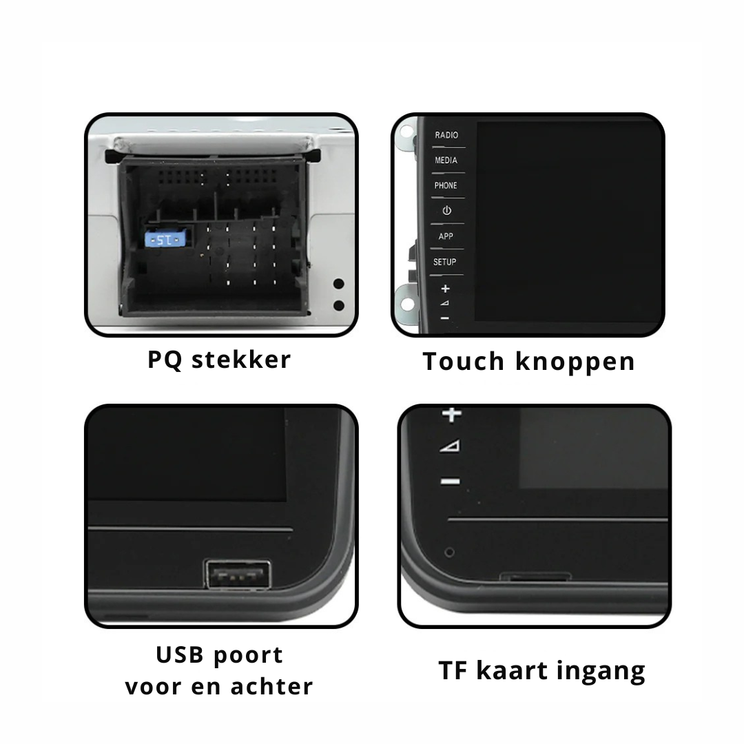 RCD 880 PRO - Volkswagen Apple Carplay en Android Auto Infotainmentsysteem