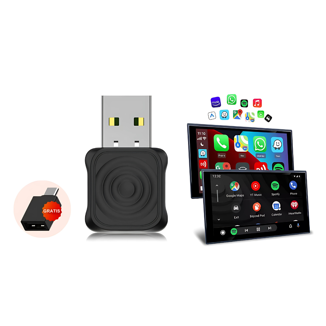 Carlinkit Mini Ultra: Draadloze Apple CarPlay & Android Auto Adapter